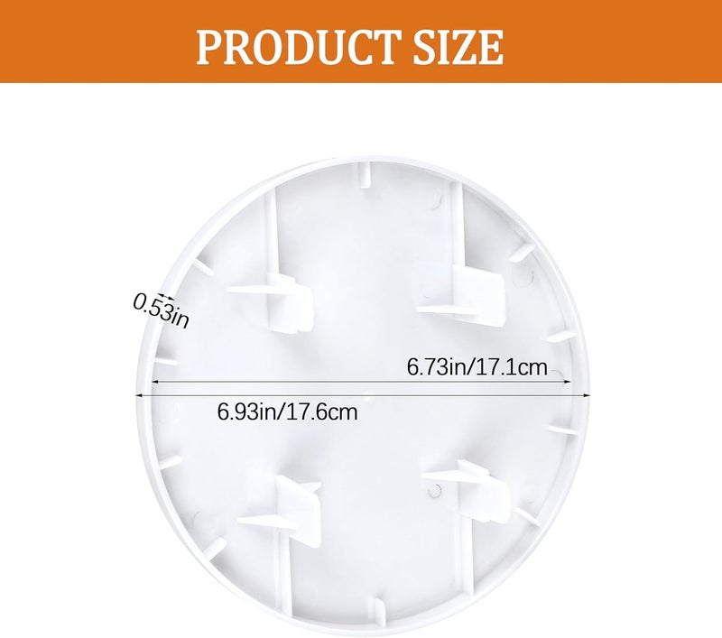 ascavs Electrical Meter Sockets replacement for Milbank 6002,Plastic Electric Meter Cover Plate（white ）2pack - Image 2